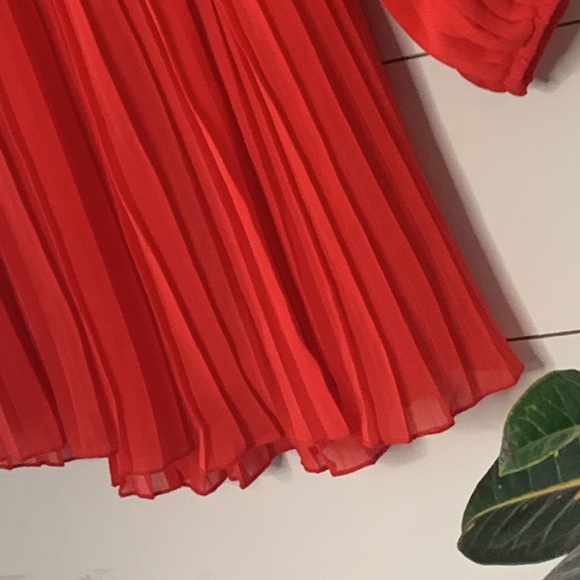 Jessica Simpson Red Long Sleeve Mini Dress Size XS - Picture 3 of 8